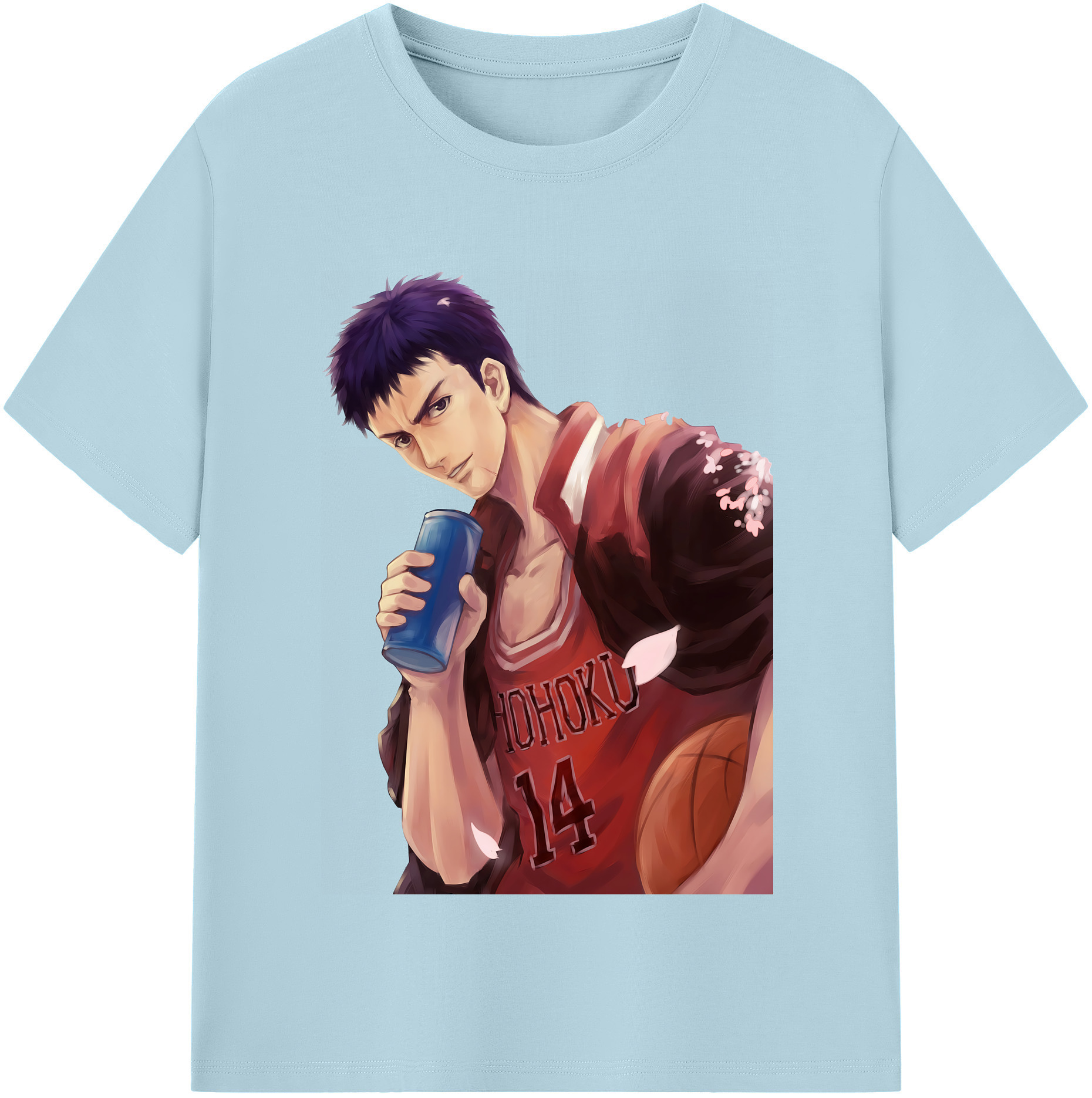 （画像用） SLAM DUNK／スラムダンク 綿100％半袖Tシャツ（フロントプリント）